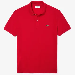 Lacoste Polo Shirt Slim Fit Herren Rot, Größe:XXL - Rot