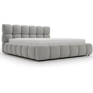 Graingold Polsterbett Modo 180x200 Grau , Textil , 180x200 cm , Schlafzimmer, Betten, Polsterbetten