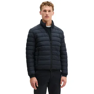 Marc O'Polo "aus recycelter Qualität", Damen, Gr. S, blau (schwarz navy), Obermaterial: 100% Polyester; Füllung: 100% Polyester; Futter: 100% Polyamid, unifarben, regular fit, Jacken Outdoorjacke