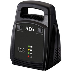 Bild Batterieladegerät LG 8, 12 Volt/8 Ampere, mit LED Anzeige, schutzisolierte Batterieklemmen