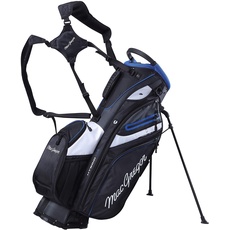 MacGregor Golf MACBAG146 Mactec HYBRID 14 Golf Club Stand Carry Trolley Bag, Schwarz