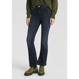 Boss ORANGE Bootcut-Jeans »Rosa High Rise Bootcut Premium Damenmode« mit geschlitztem Saum, blau
