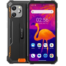 Blackview BV8900 - Smartphone - FLIR Wärmebildkamera Stoßfest - 6.5'' Bildschirm - 256Go ROM / 8Go RAM - 50 MPx Foto, Android 13 - Orange