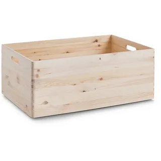 Zeller Holzkiste 60 x 40 x 24 cm 1-tlg. beige