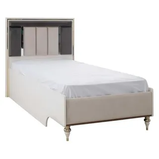 Komplette Jugenbett Kindermöbel Kinderbett Weiß Holz Set 4tlg Modern - Weiß