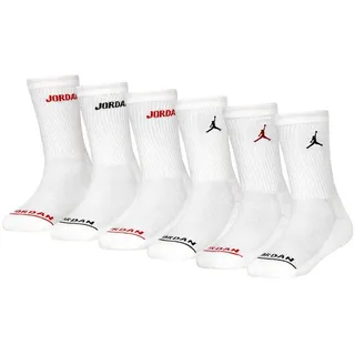 Jordan Jungen Legend Crew 6Pk Sokken, White, Jahre