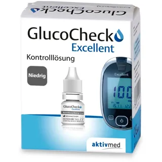 GlucoCheck Excellent Kontrolllösung (niedrig) für das Messgerät Lösung 1 ml