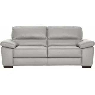 CALIA ITALIA 3-Sitzer »Gaia, hochwertiges Ledersofa mit erstklassigem Sitzkomfort«, edles Design, in zwei hochwertigen Lederqualitäten, braun