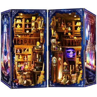 Book Nook Kit Magic – 3D Holzpuzzle & Buchstütze (Zaubertrank)