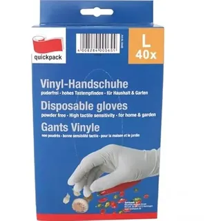 Quickpack Einweg-Handschuhe für Erwachsene, Unisex