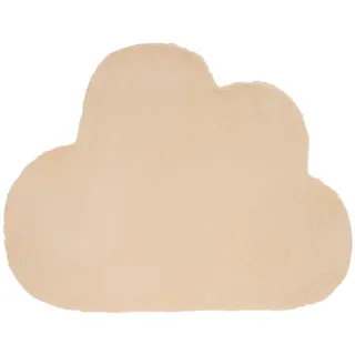 Ben'n'jen Kinderteppich , Beige , Textil , Uni , Wolke , 70x90 cm , Textiles Vertrauen - Oeko-Tex®, Bsci, Global Recycled Standard (Grs) , rutschfest, pflegeleicht , Teppiche und Böden, Teppiche, Kinderteppiche