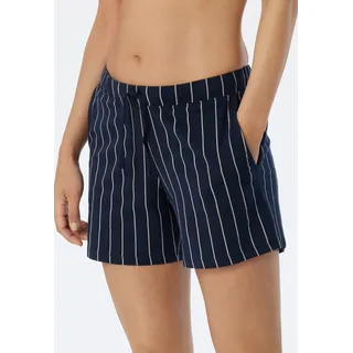 Shorts SCHIESSER "Mix + Relax", Damen, Gr. 48, N-Gr, bunt (multicolor 1), Single Jersey, Obermaterial: 95% Baumwolle, 5% Elasthan, bequem kurz, Hosen Shorts, seitliche Taschen, Single Jersey, bequem, lockerer Schnitt, Topseller