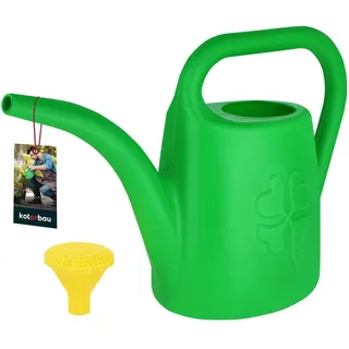 KOTARBAU® Gießkanne - 1,8 L - Blumengießkanne für Garten & Haushalt - mit Abnehmbarer Brause - Pflanzen Bewässerung - für Draußen & Drinnen - Kunststoff - Grün