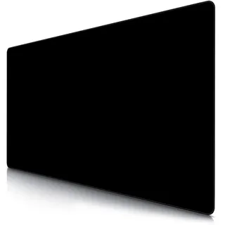 CSL - Übergröße Mauspad Gaming 1200x600x3mm - XXXL Mousepad groß - Tischunterlage Office Pad Large Size - verbessert Präzision und Geschwindigkeit - XXL Schwarz
