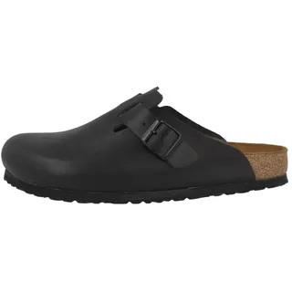 Birkenstock Boston Naturleder schmal schwarz 38
