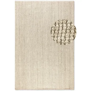 HANSE Home Teppich »Jaipur«, rechteckig, 10 mm Höhe, Jute, Natur, Wohnzimmer, Esszimmer, Schlafzimmer, Flur, Läufer, Boho HANSE Home Naturweiß B: 60 cm   1 St.