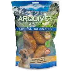 ARQUIVET Kauringe mit Huhn, Snacks für Hunde - 6 Stück - Ringe, Donuts, Kaukrapfen - natürliche Hunde-Snacks - Süßigkeiten, Preise, Hundepreise