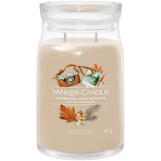 Yankee Candle Afternoon Scrapbooking Duftkerze 567 g braun