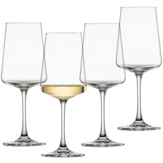 Schott Zwiesel Weissweinglas MioVino (4er-Set), spülmaschinenfeste Tritan-Kristallgläser, Made in Germany (Art.-Nr. 124050)