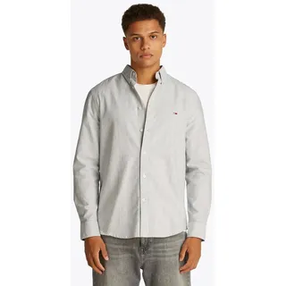 Tommy Hilfiger Tommy Jeans Langarmhemd »TJM SLIM STRIPE OXFORD SHIRT EXT« mit Button-Down-Kragen, blau