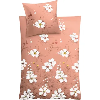 KLEINE WOLKE Sienna Floral Orange 135 x 200 cm + 80 x 80 cm