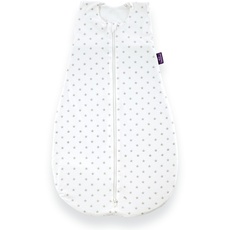 Bild Sommerschlafsack LIEBMICH Baumwolle, Design Sternchen grau, Größe 60 cm, weiß