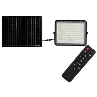 V-Tac Solar-Flutlicht 20W Aluminium 23,5 cm inkl. Fernbedienung schwarz