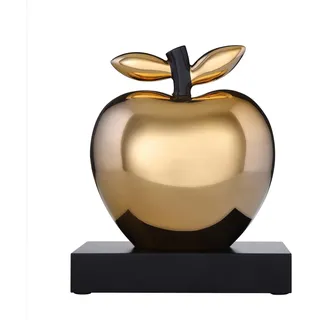 GOEBEL "Deko-Objekt Apfel "21 Carat" Studio 8 Art & Apple 28 cm gold", gold,
