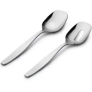 Alessi Itsumo ANF06/14 - Design Salatbesteck aus Edelstahl 18/10