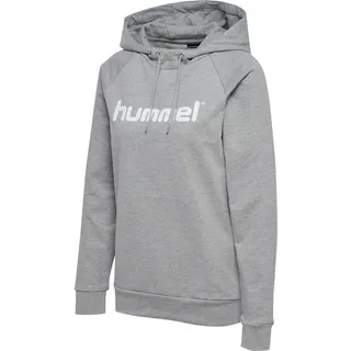 hummel Kapuzenpullover Grau Melange S