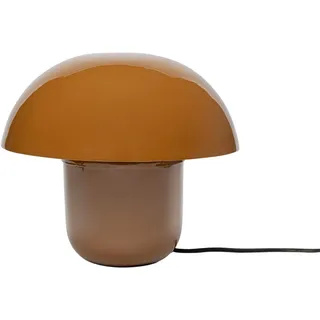 Kare Tischleuchte Mushroom Shiny Braun, Tischlampe, Stahlgestell, Metall Schirm, kein Leuchtmittel inklusive, E14, Wohnzimmer, Pilzlampe, Retro Leuchte, Designer Lampe