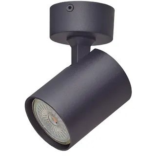 Oktaplex Bora Deckenstrahler 1-flammig GU10 LED Spotleuchte 230V Spotbalken schwenkbar Strahler-Deckenleuchte schwarz