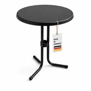 Gardissimo SCHIEFER Gartentisch Klapptisch Sevelit-Platte 60cm klappbar