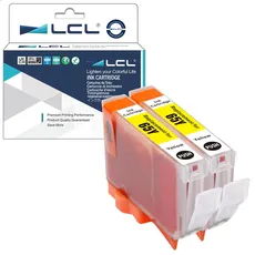 LCL Kompatibel Tintenpatrone CLI65 CLI-65 Y CLI-65Y (2-Pack Pigment Gelb) Kompatibel für Canon PIXMA PRO-200
