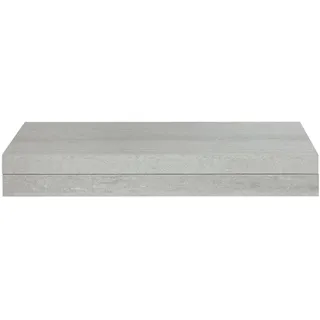 [en.casa] Karkkila Wandregal 60 x 23,5 x 8 cm Grau