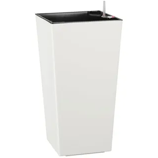 Dehner Kunststofftopf Elise mit Selbstbewässerungs-System, ca. 47 x 25 x 25 cm, weiß