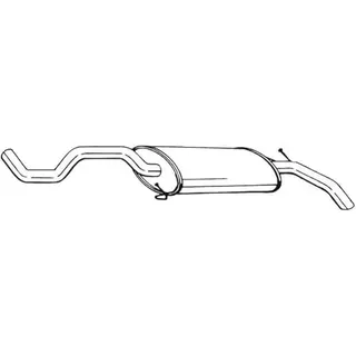BOSAL Endschalldämpfer für VW Van 281377