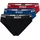 Power Slip 3er Pack Blau Rot Schwarz XL