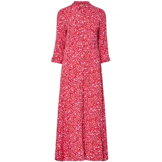 YAS Damen Yassavanna Long Shirt Dress S. Noos, Cyclamen, M