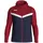 ICONIC Gr 36 Marine/Chilirot Zipper Hoodie Damen Bequeme Sweatjacke mit Keep Dry Funktion aus 100 recyceltem Polyester
