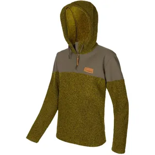 Trangoworld Damen Keira Sweatshirt, Bernstein-grün/dunkelgrün, L