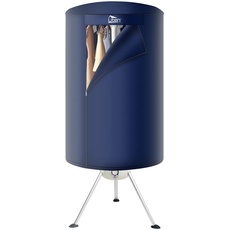 Bild Wäschetrockner Elektrisch Tragbarer, Kleiderschrank Warmlufttrockner Design Klappbar Kleiderschrank mit Timer 1000W