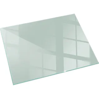 Farbe Hellgrün – Glasbodenplatte für – Kaminofen – Kaminplatte Glas – Schutzglas – Funkenschutzplatte –Glasbodenplatte Feuerfeste – Hitzeschutzplatte – Bodenschutz aus Glas – 60x40 cm