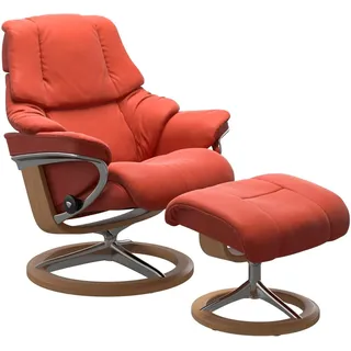 Stressless Stressless® Fußhocker »Reno« mit Signature Base, Gestell Eiche, braun