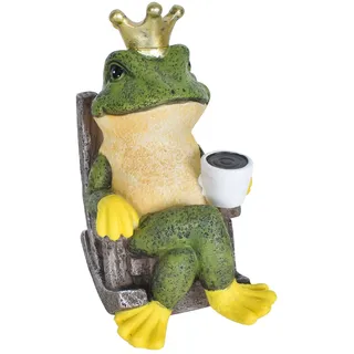 Versteckt Frosch Garten Deko, Der verzauberte Garten Frosch Ornament Outdoor Relaxing Kunstharz Lustige Tierfigur Dekoration, für Außen Balkon Geburtstag Hochzeit Party Tischdeko Frühlingsdeko Grün
