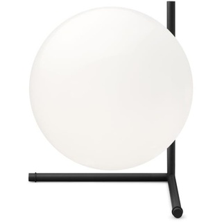 Flos Tischleuchte IC Lights Table 2 aus Messing Chromstahl und Opalglas in der Farbe Black 205W, Maße: Gestell: 28,2cm x 35cm, Kugeldurchmesser: 30cm, F3172030