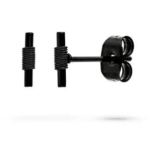 Liebeskind Berlin Ohrstecker Twist Schwarz 0,7 cm