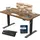 Schreibtisch USB-Ladeanschluss 140 x 60 Schreibtisch Braun