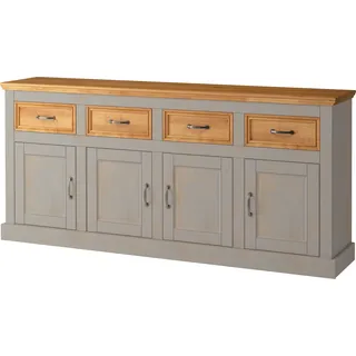 OTTO home Selma 192 x 87 x 38 cm Grau / Beize