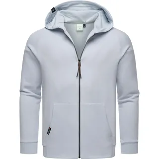 Sweatjacke RAGWEAR "Kapuzensweatjacke Zenway", Herren, Gr. XL, grau (light grau), Obermaterial: 70% Baumwolle CO. 30% Polyester PES., Sweatjacken Sweatjacke